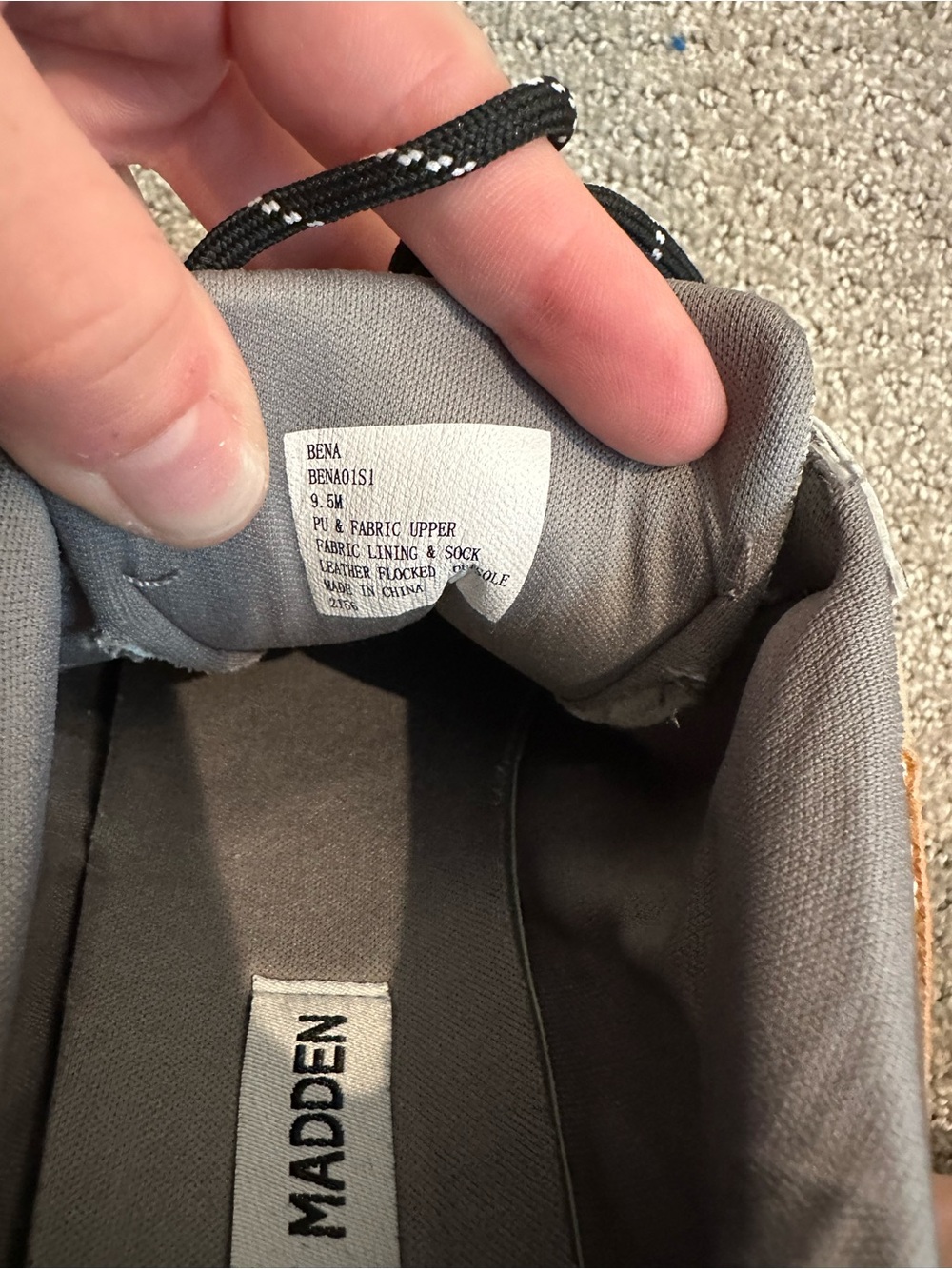 Steve Madden Chunky Sneakers in Tan, Black, White and Gray - Picture 3 of 5